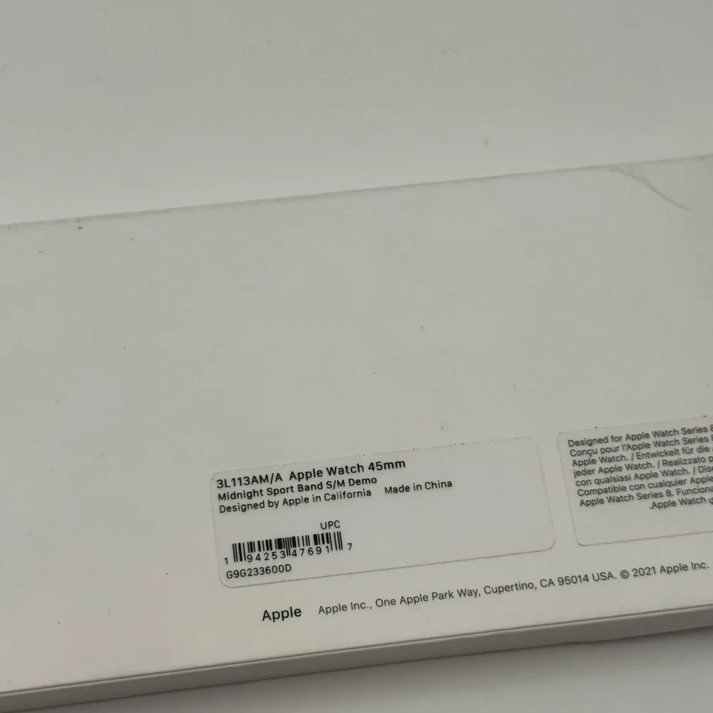 Apple Midnight Sport Band S/M for 45mm Watch